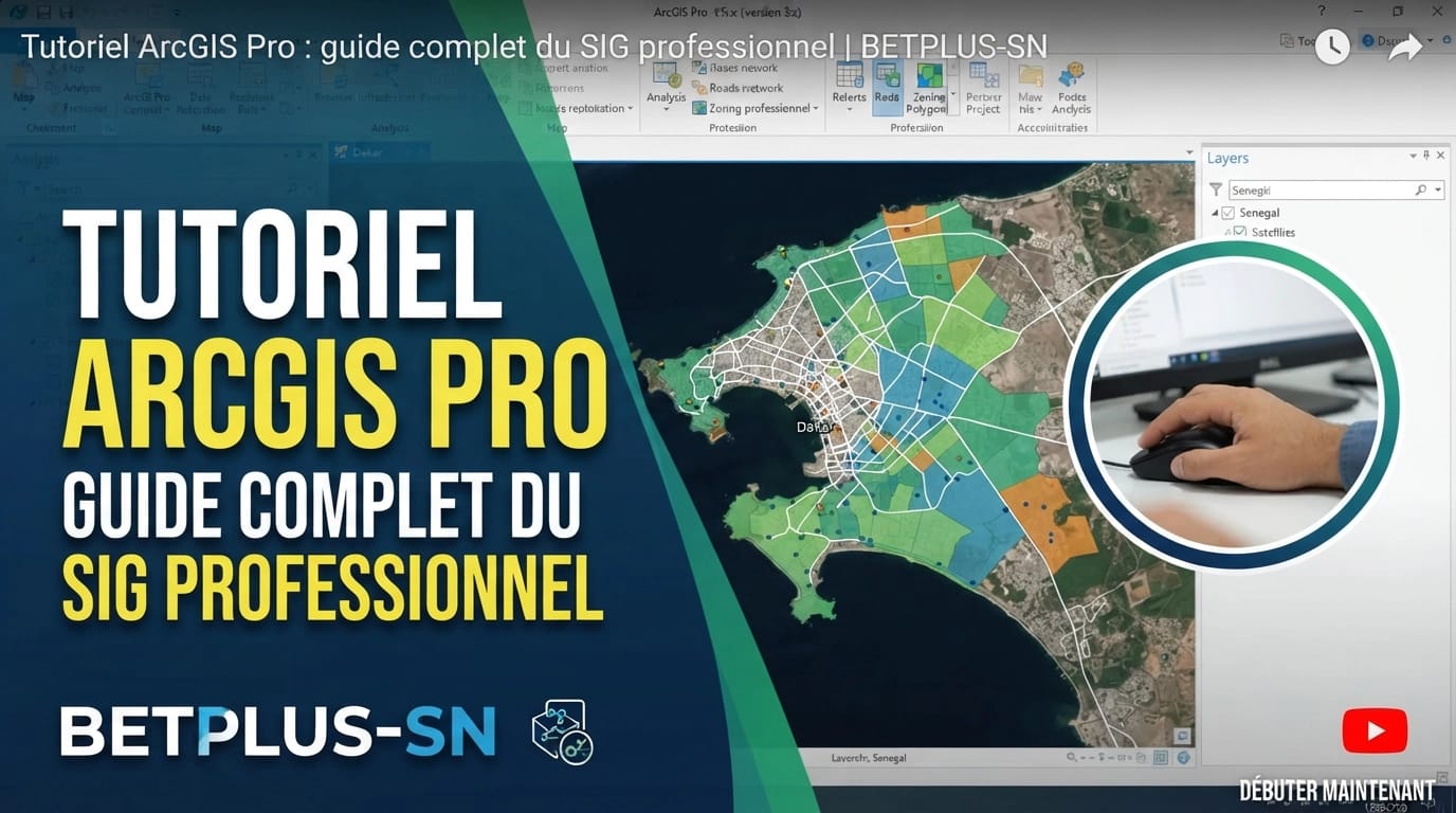 Tutoriel ArcGIS Pro : guide complet du SIG professionnel | BETPLUS-SN